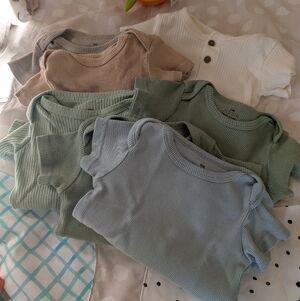 Kids Ribbed Cotton Tops - Multi-Color Pack